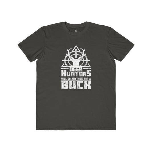 Funny Men's T-Shirt Deer Hunter Smoke