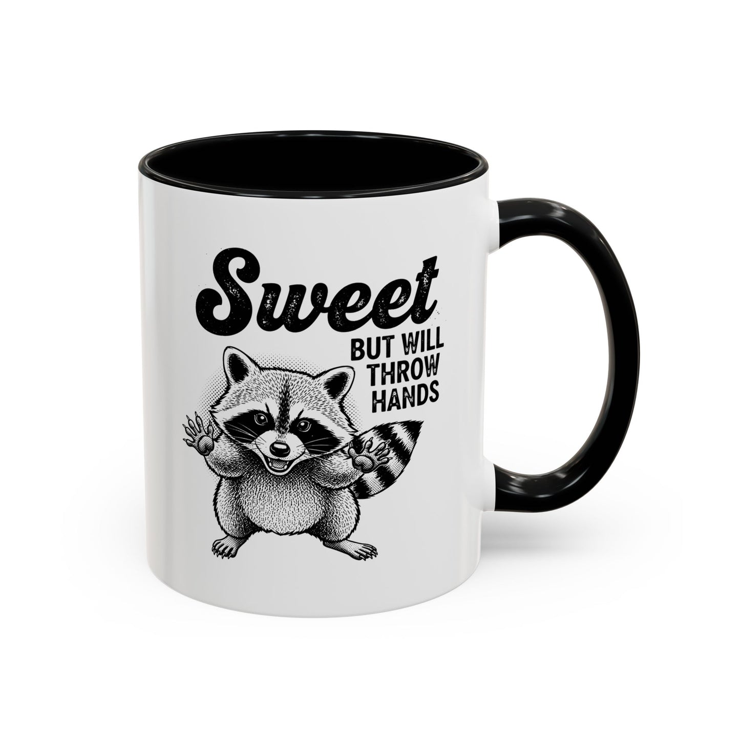 Mug with text on a white background