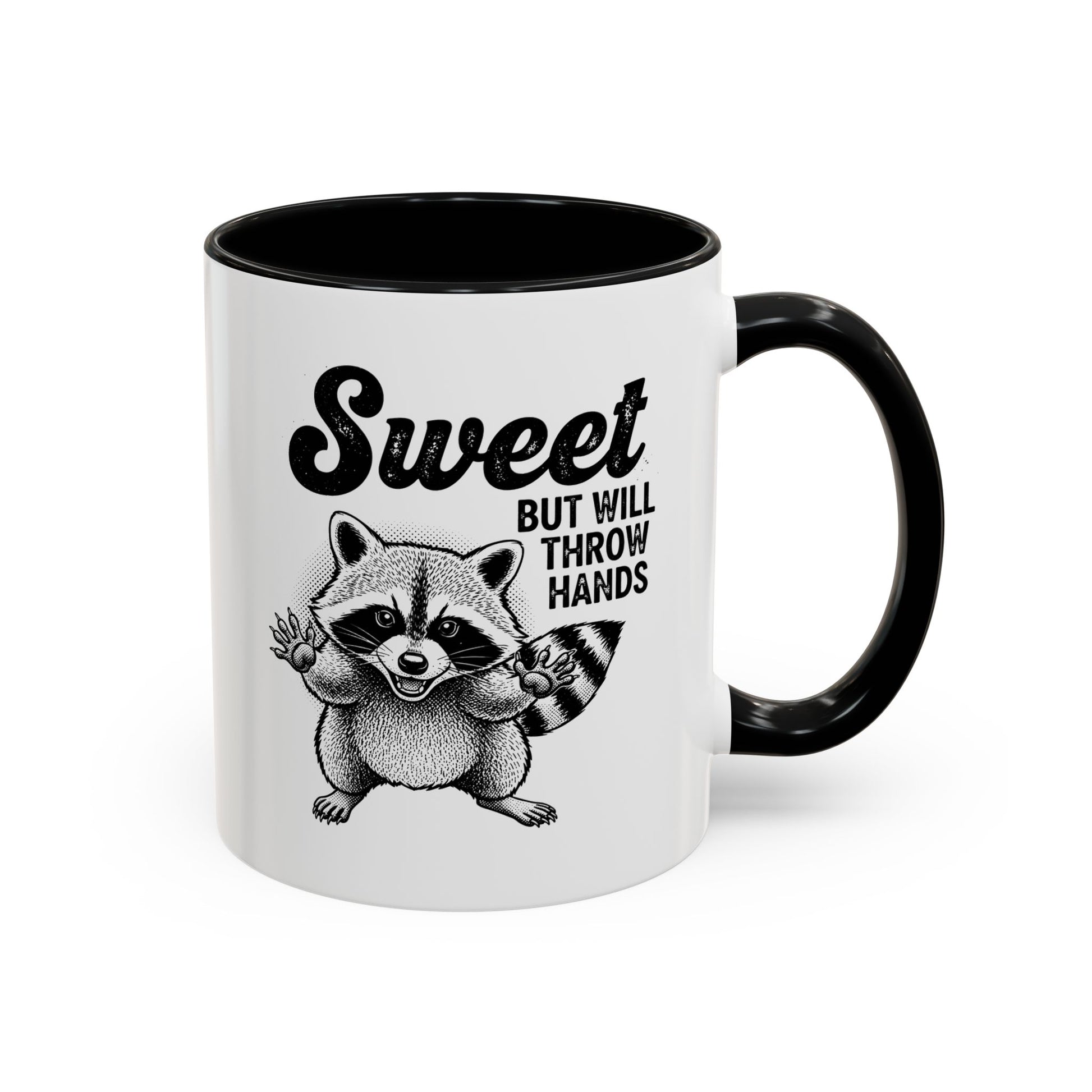 Mug with text on a white background