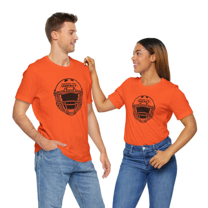 Motivational Unisex T-Shirt Football Orange