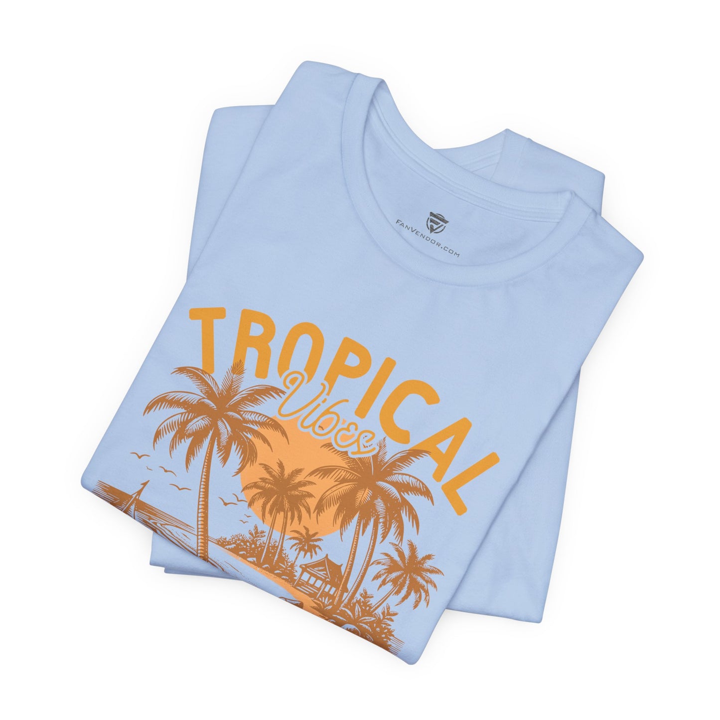 Unisex T-Shirt Vacation Beach Island Blue