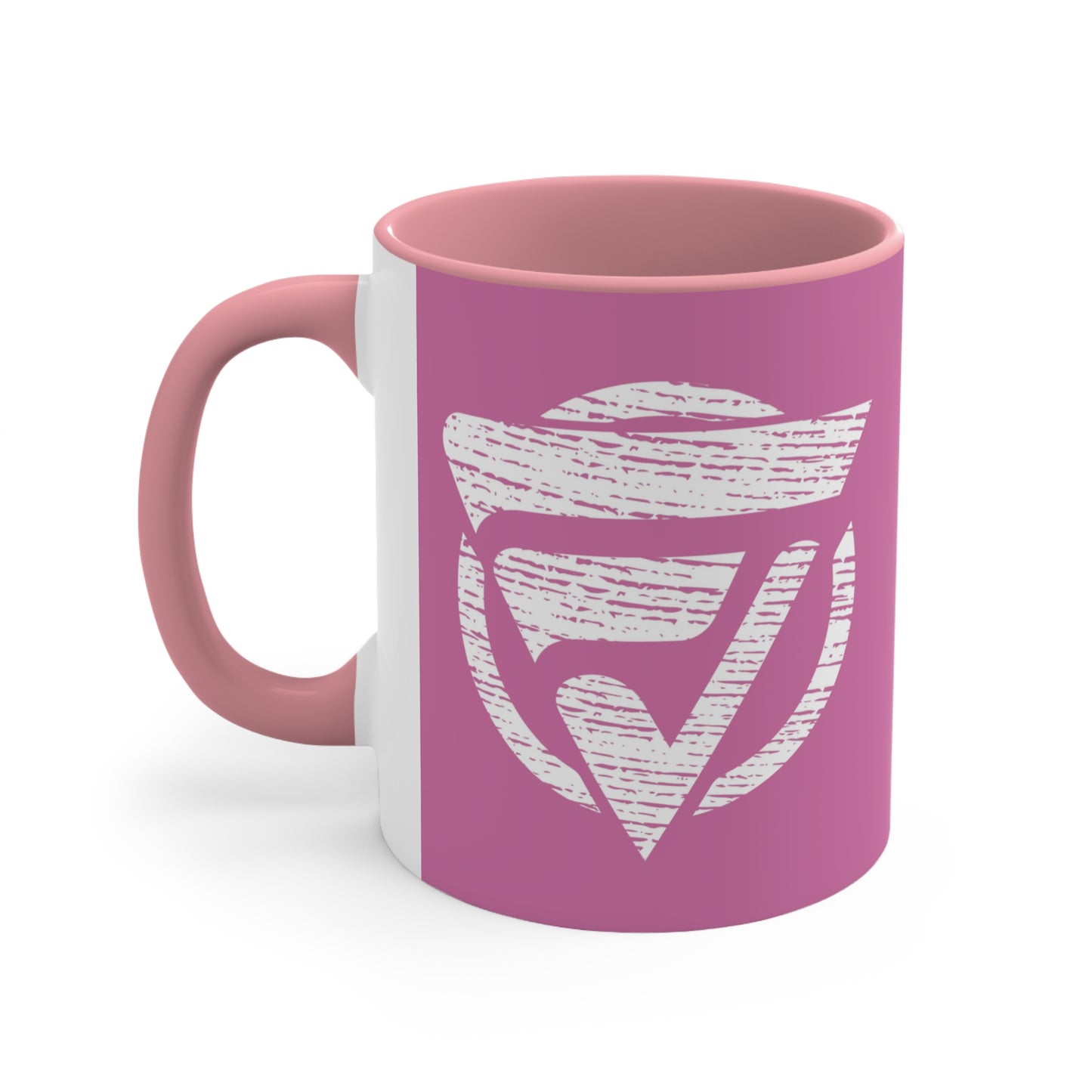 Accent Coffee Mug Logo Fan Vendor Pink