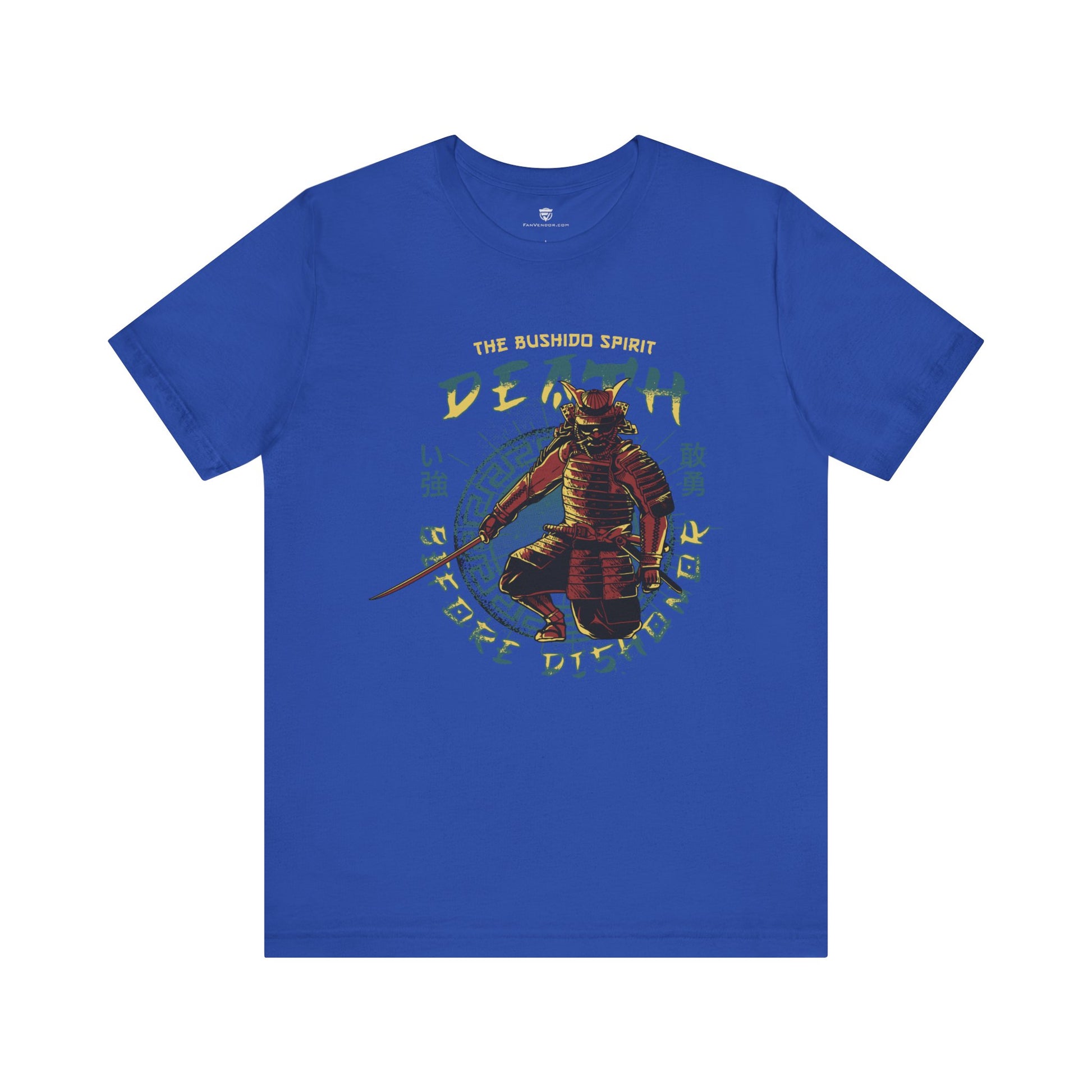 Unisex T-Shirt Samurai Japanese Blue