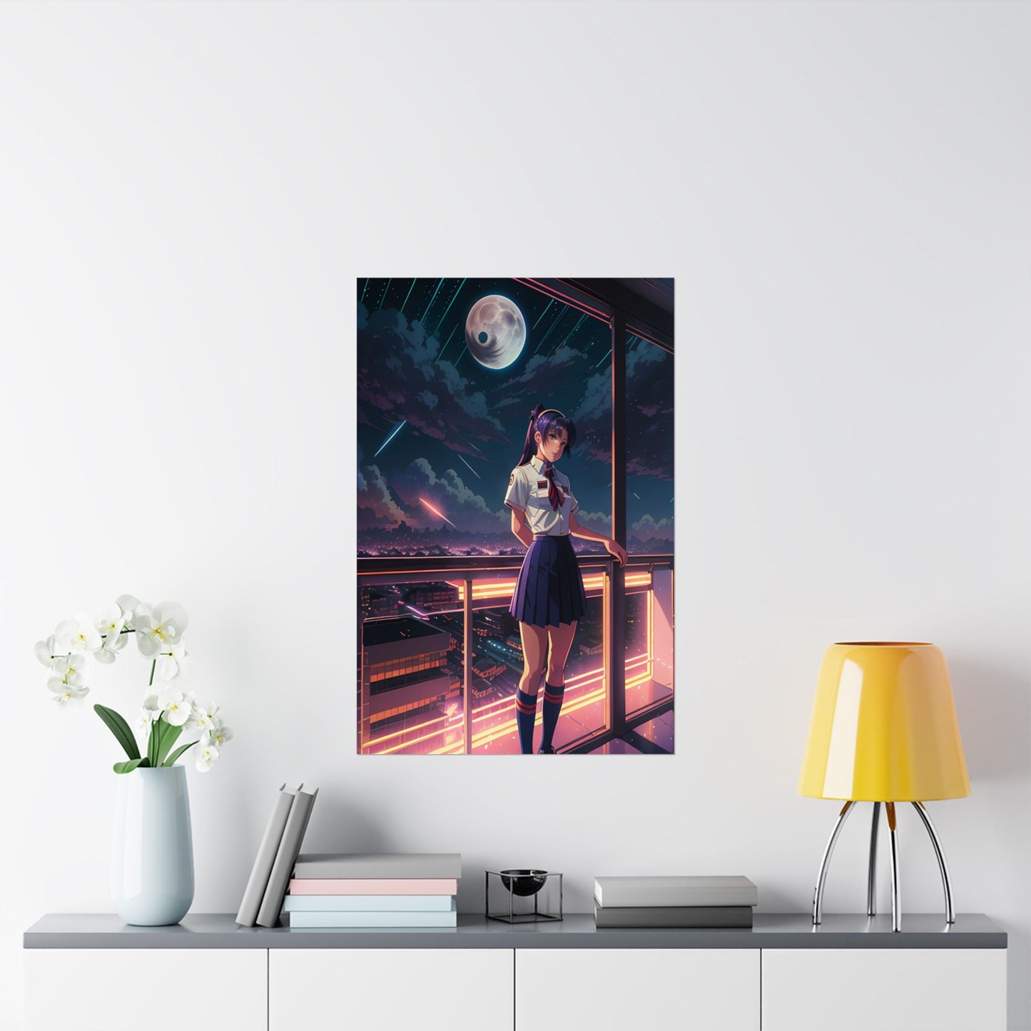 Anime style poster