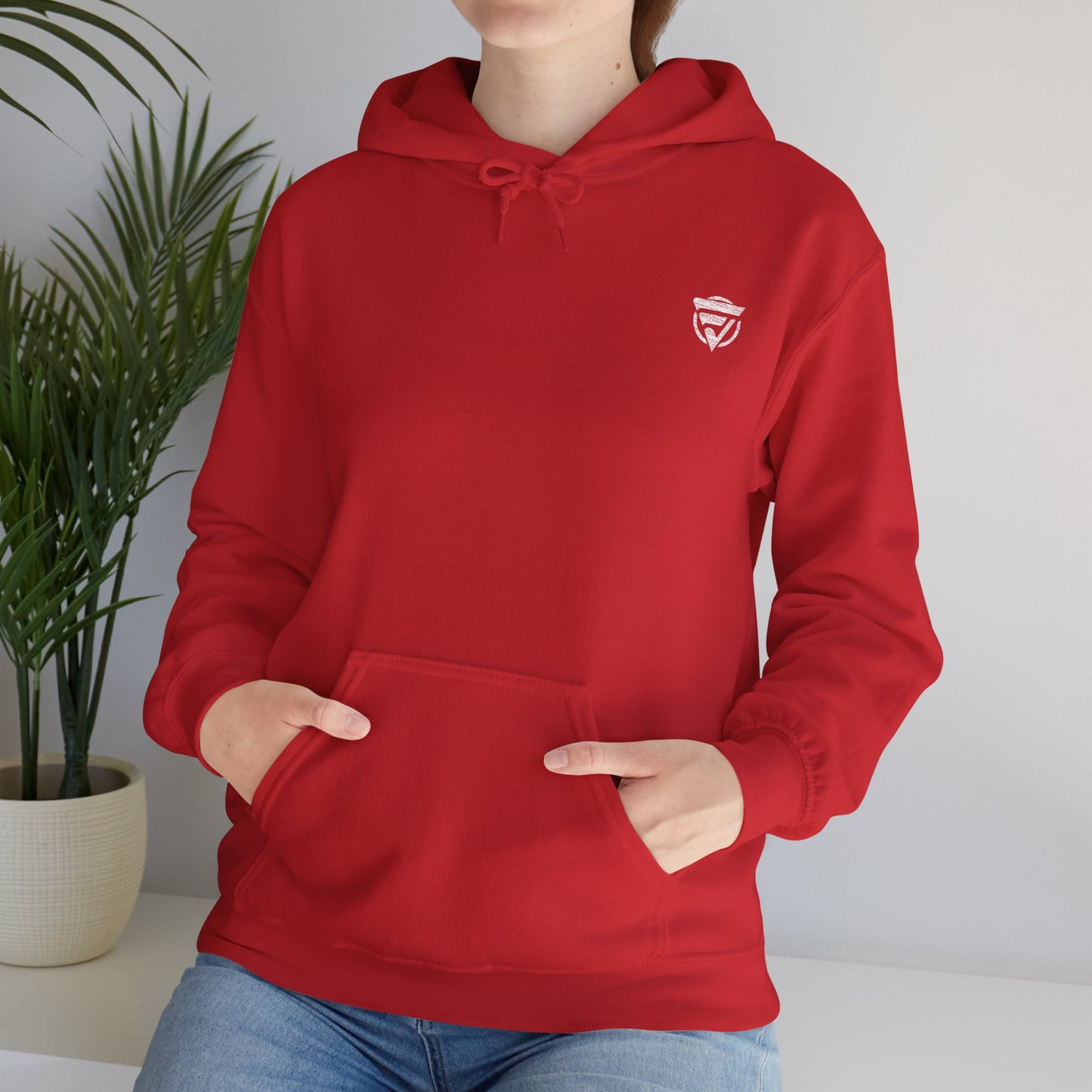 Cool Unisex Hoodie Fan Vendor Logo Red