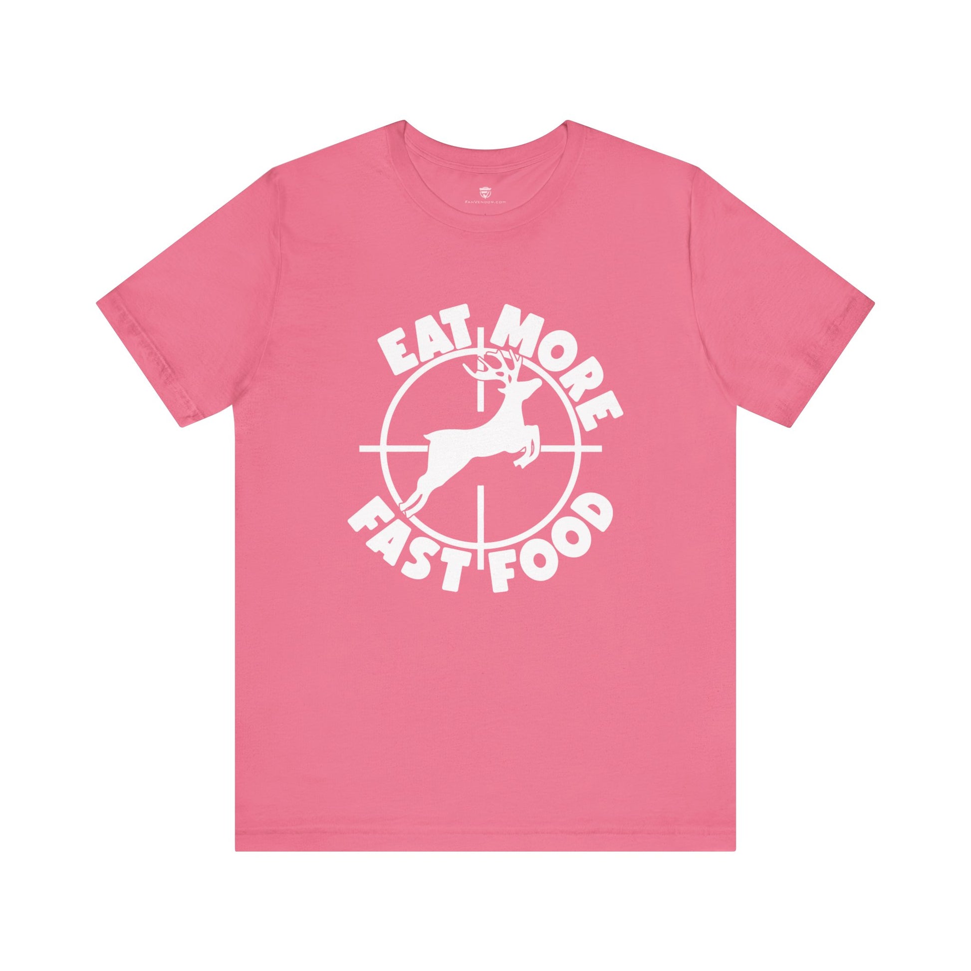 Funny Unisex T-Shirt Hunting Deer Pink