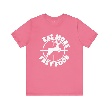 Funny Unisex T-Shirt Hunting Deer Pink