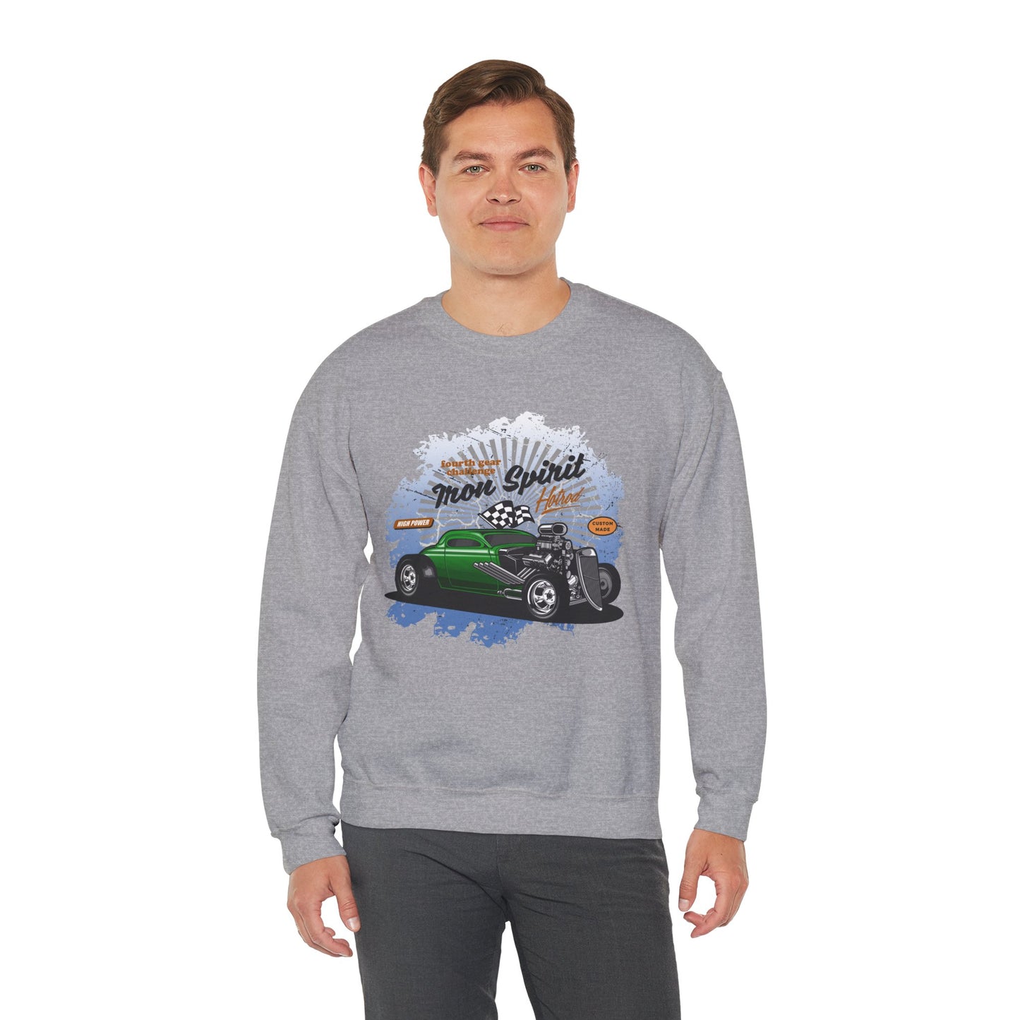 Unisex Cool Sweatshirt Hotrod Grey