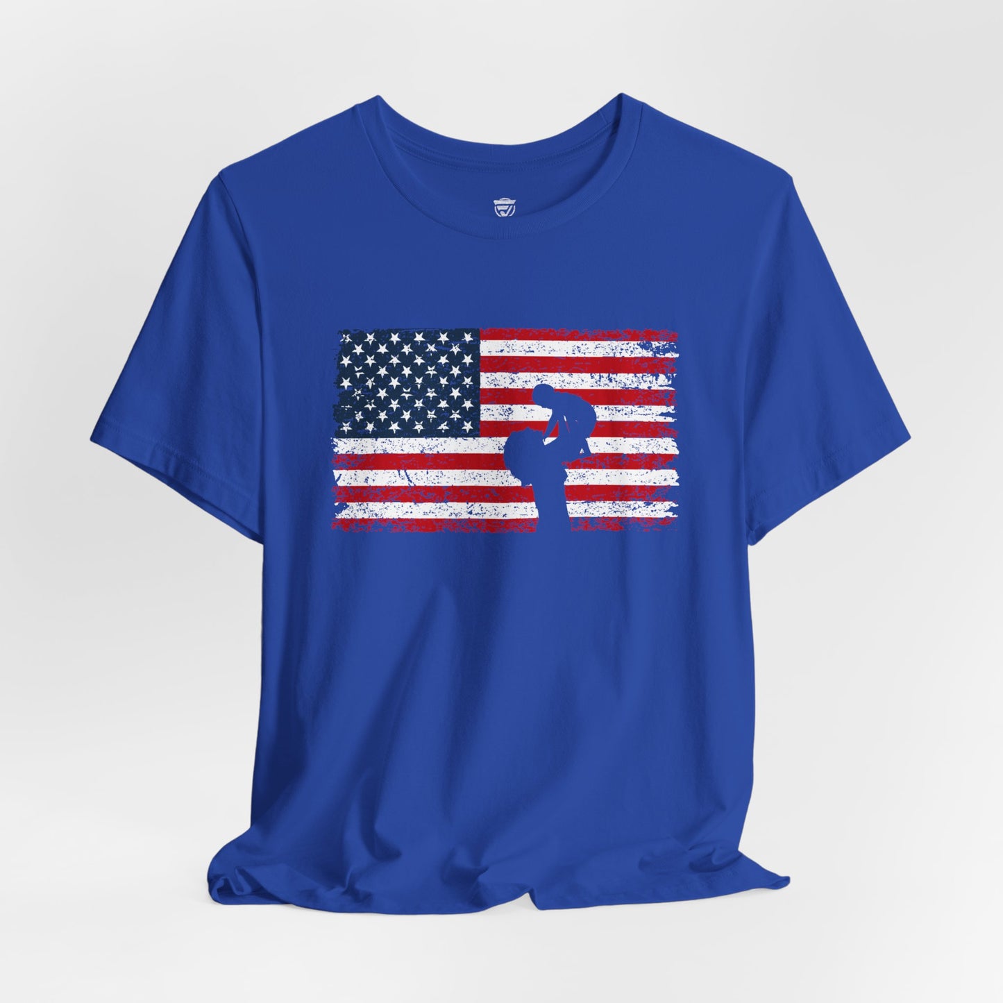 Unisex T-Shirt Mom America Blue