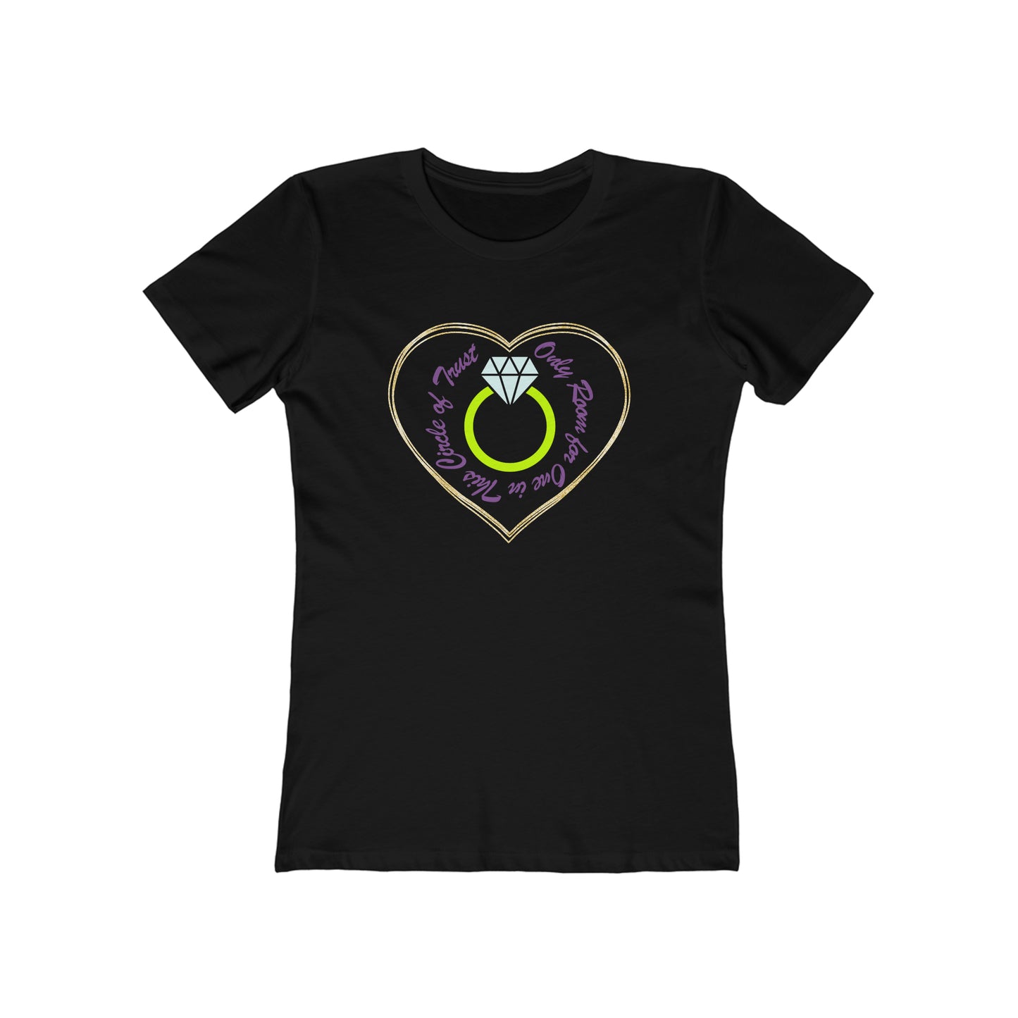 Funny Graphic Tee for Women Black