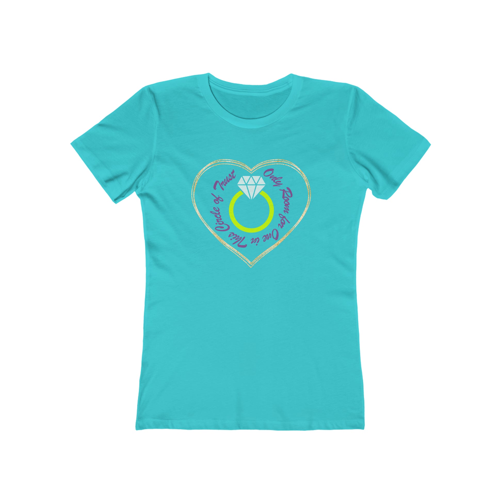 Funny Graphic Tee for Women Blue