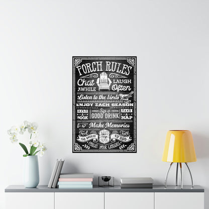 Cool Funny Positive Poster Porch