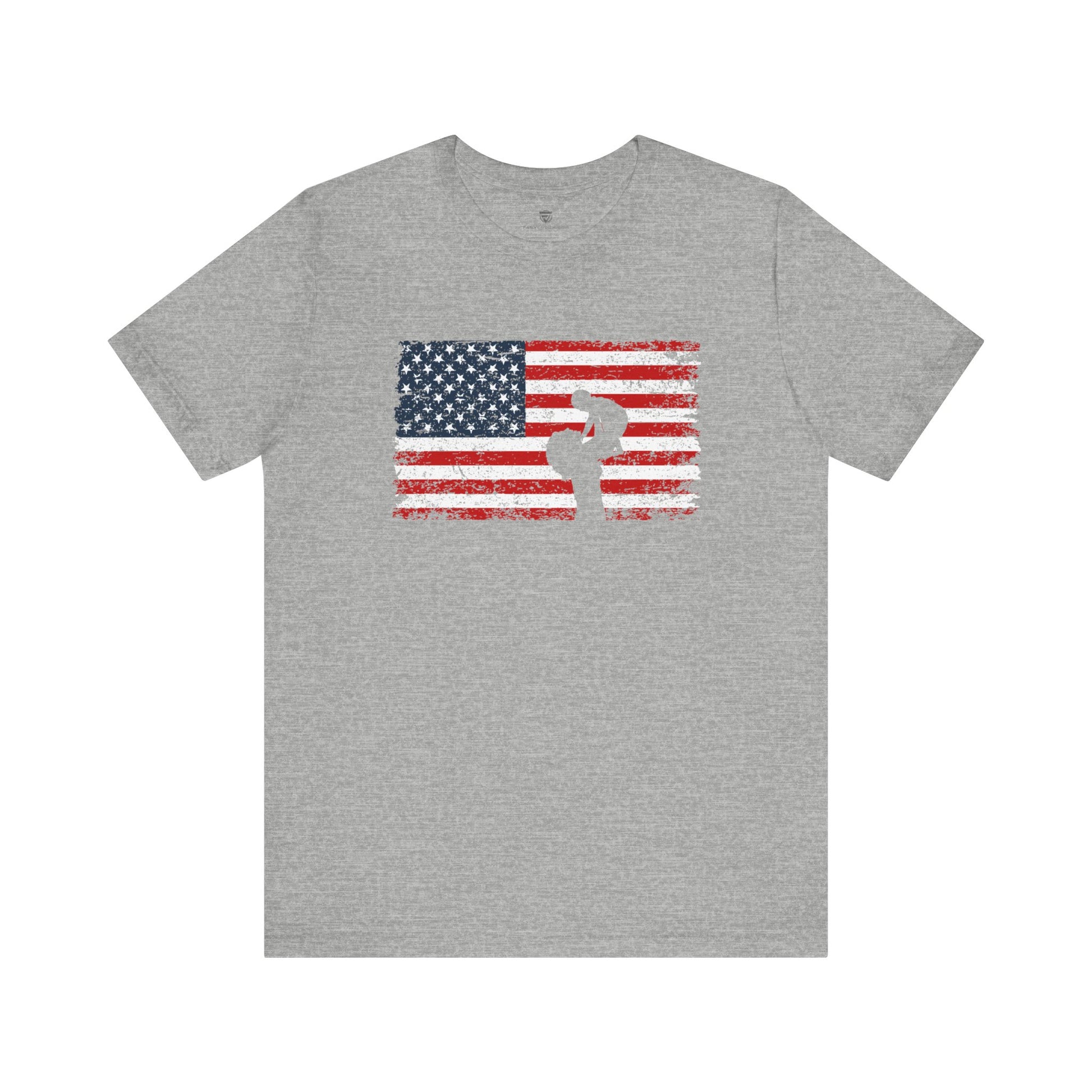 Unisex T-Shirt Mom America Grey