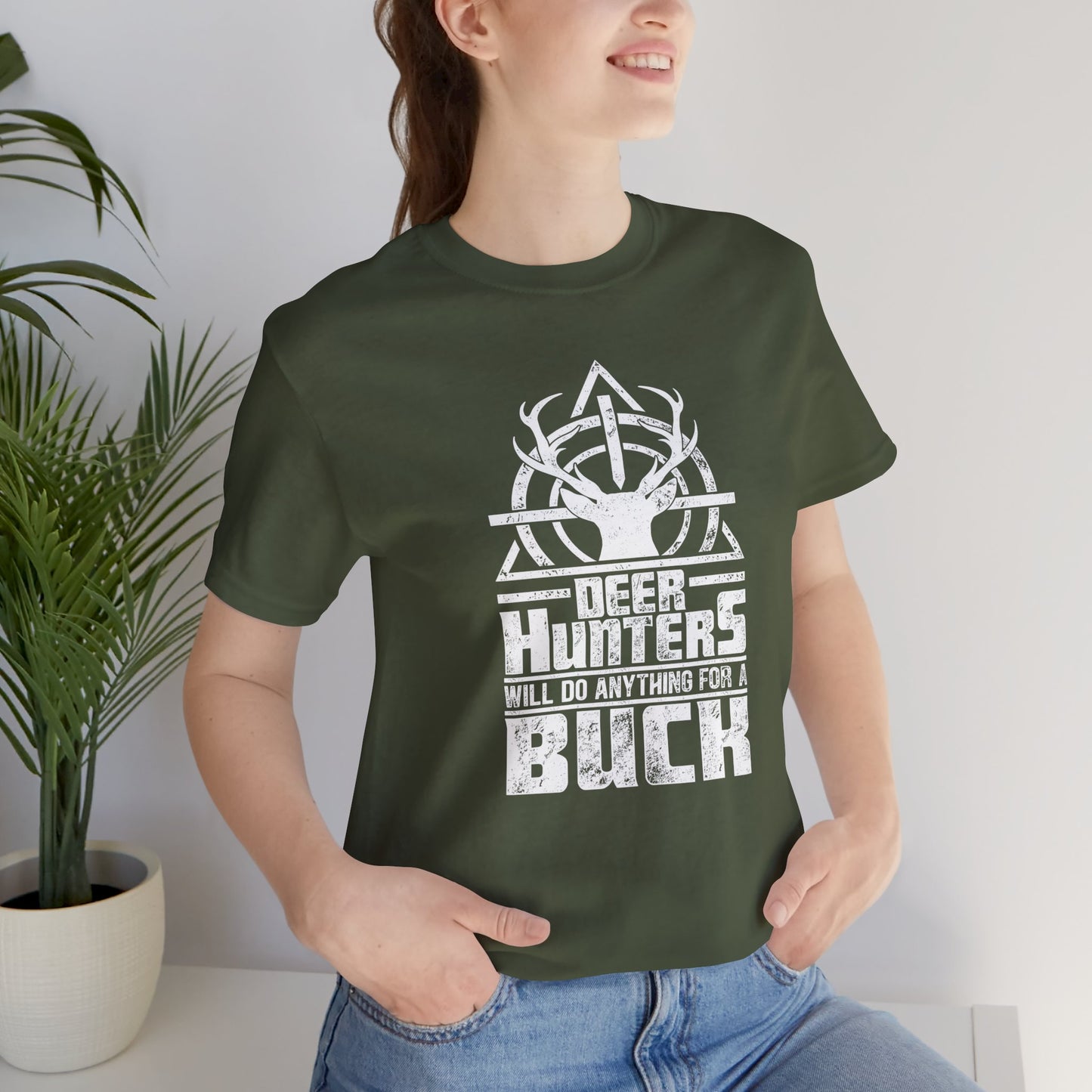 Cool Hunter Unisex T-Shirt Deer Green