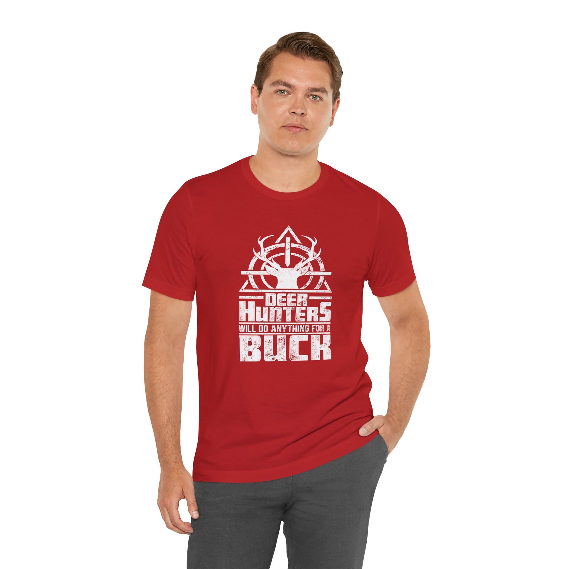 Cool Hunter Unisex T-Shirt Deer Red