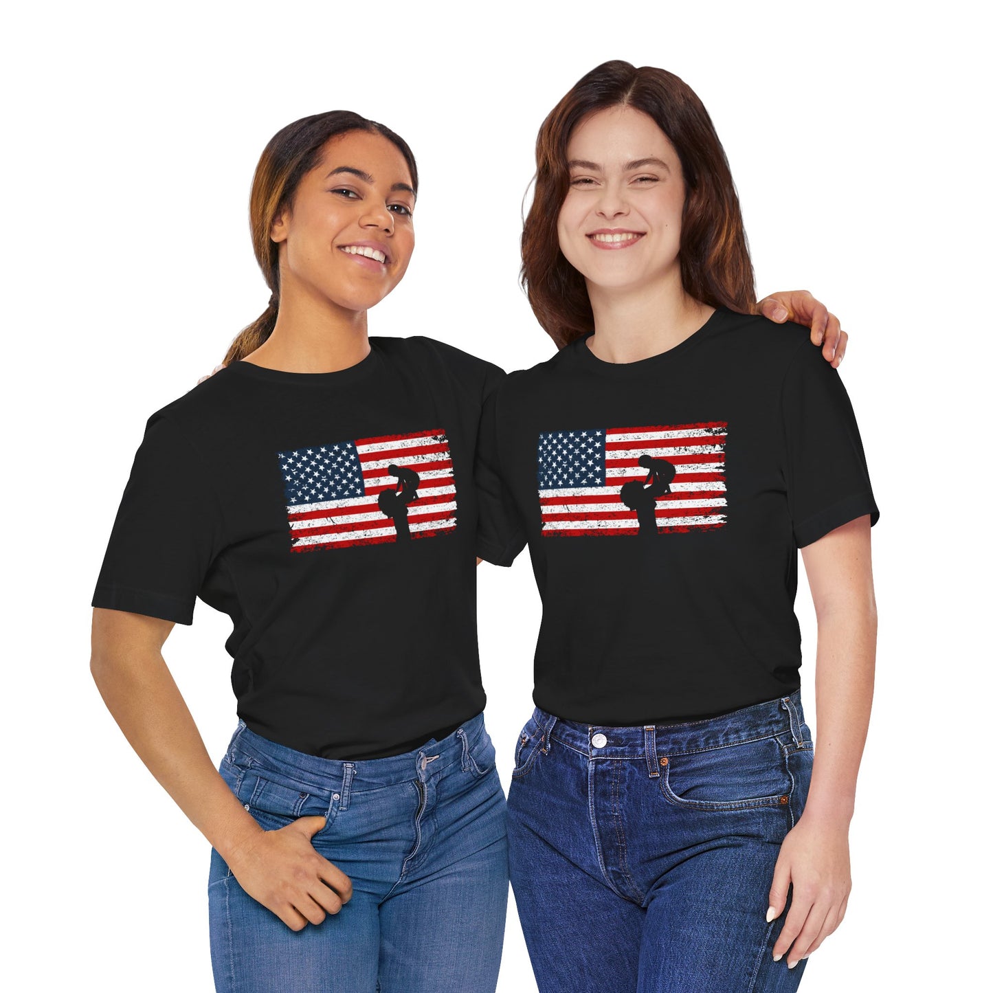 Unisex T-Shirt Mom America Black