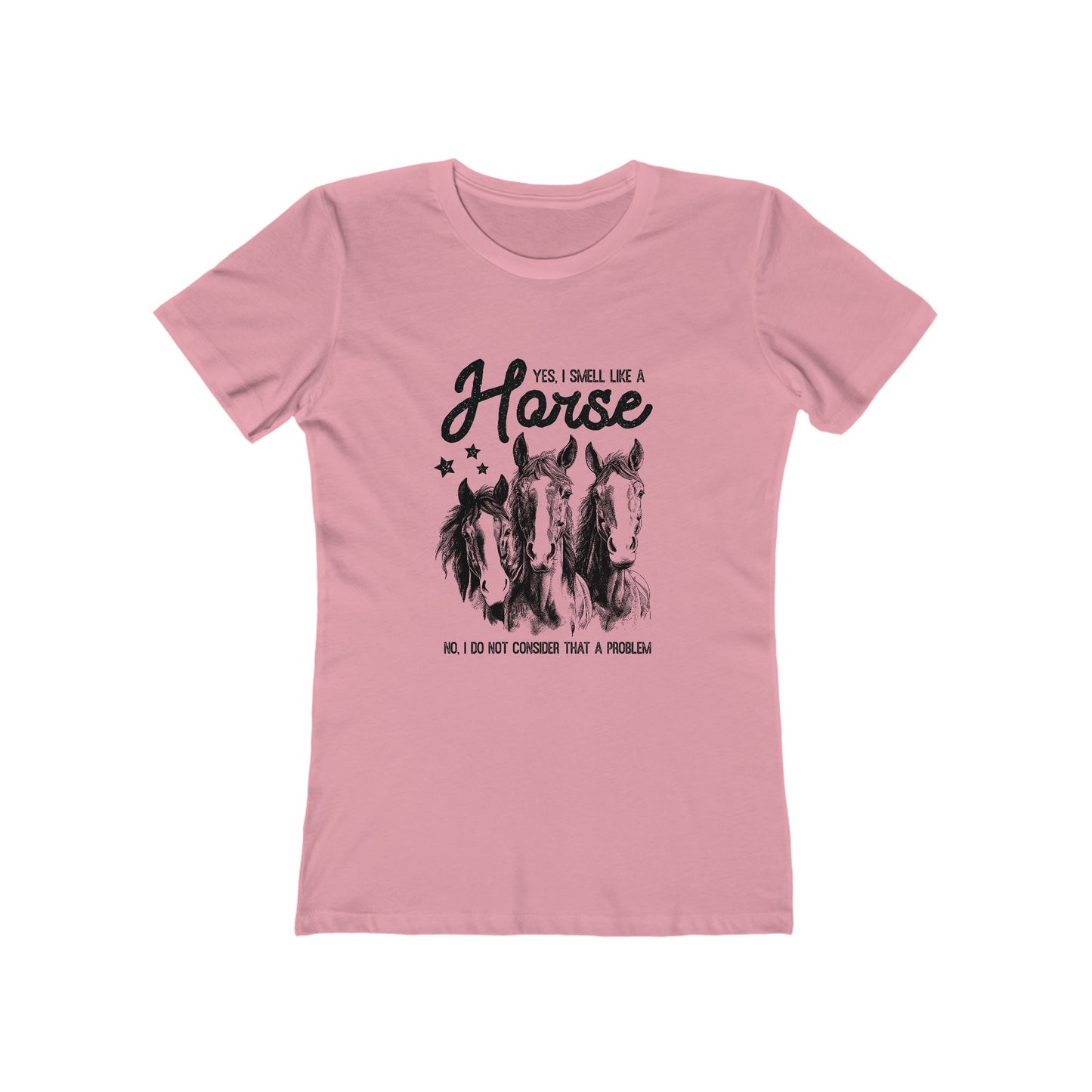 Women's Graphic T-Shirt - Funny - Country Horses