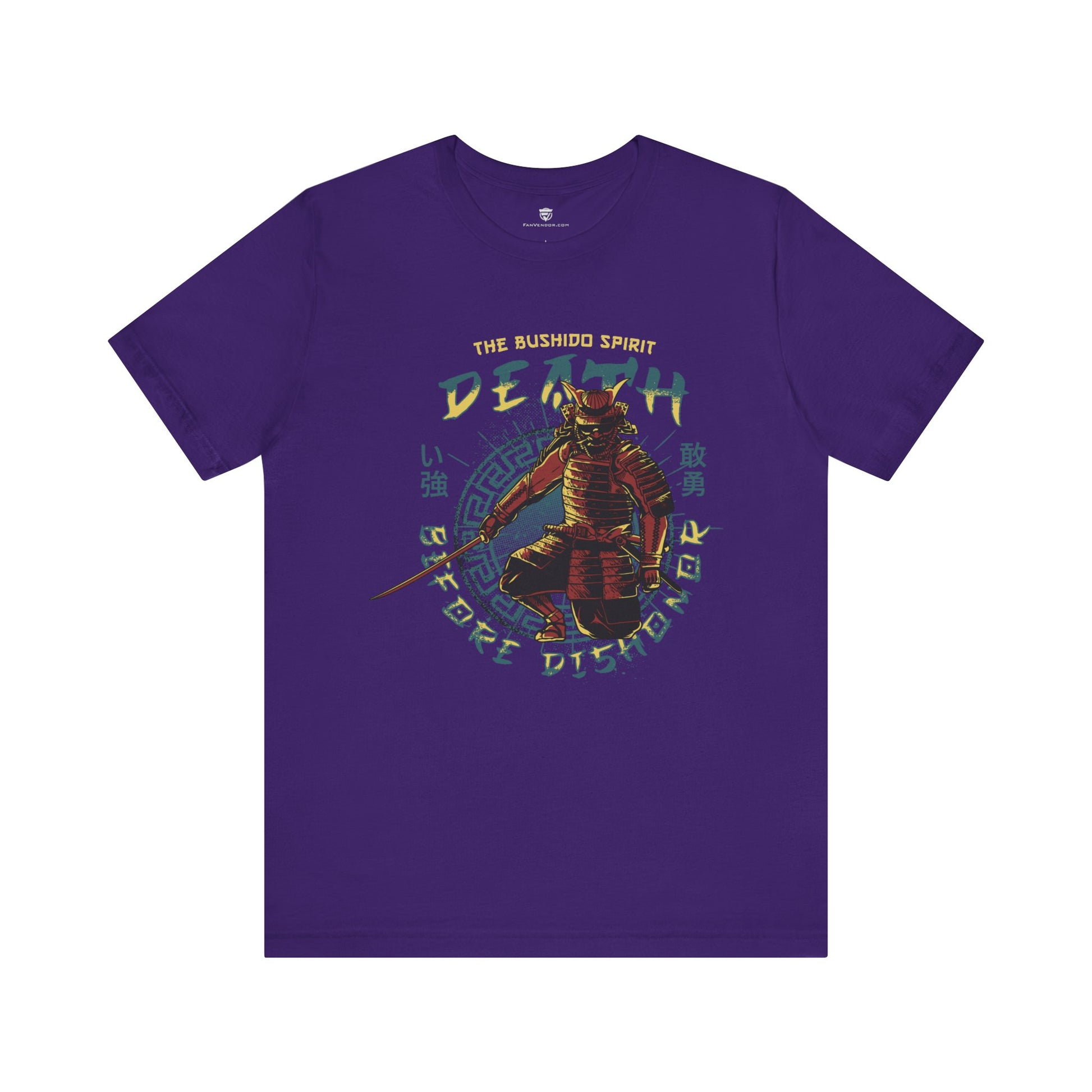 Unisex T-Shirt Samurai Japanese Purple