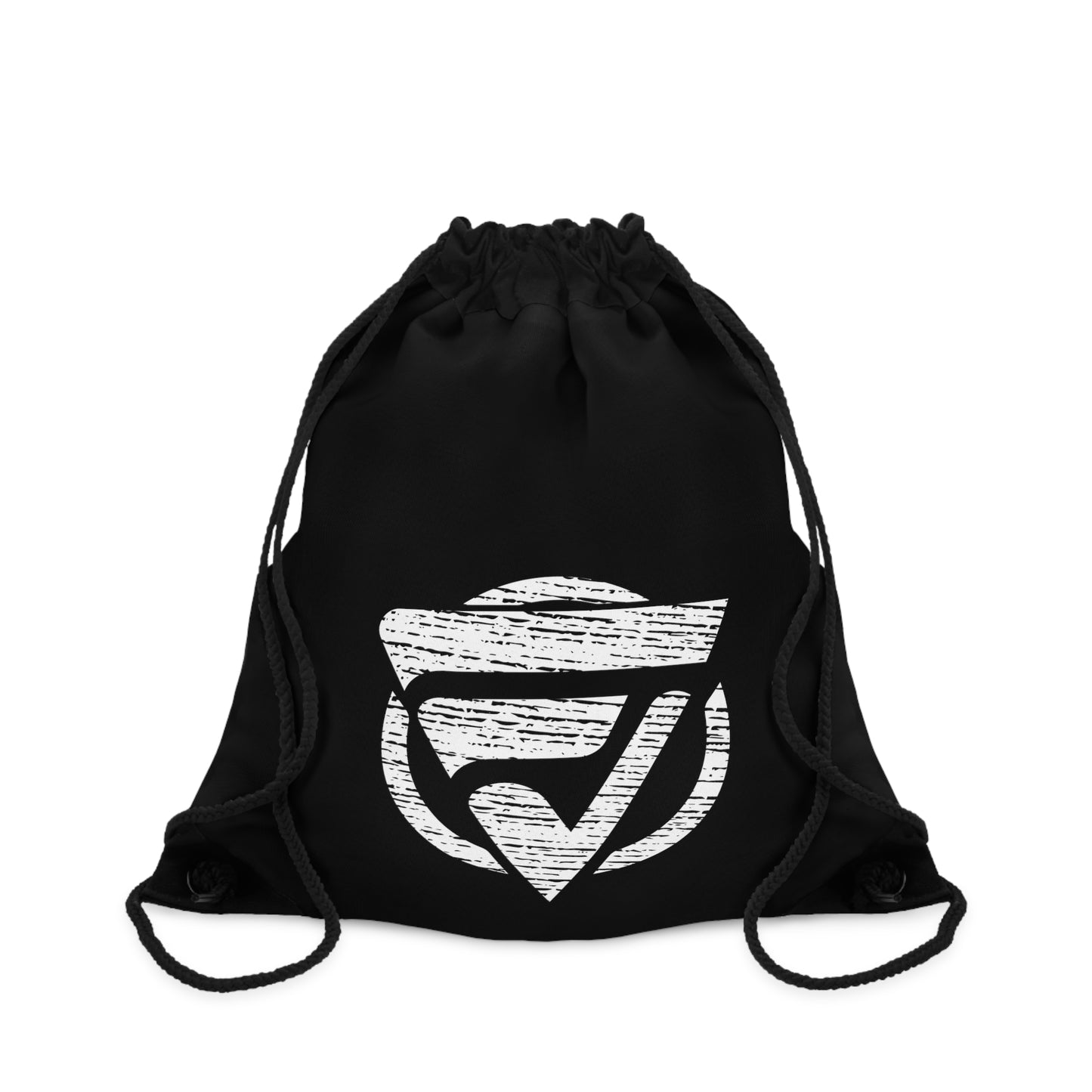 Athletic Accessory Drawstring Bag Black Fan Vendor Logo