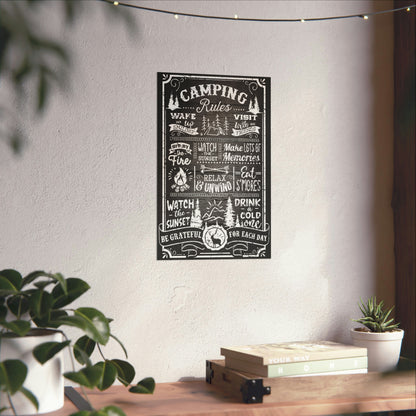 Cool Graphic Poster Camping