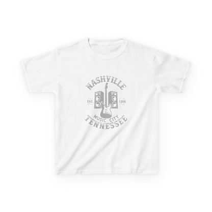 White t-shirt with graphic on a white background