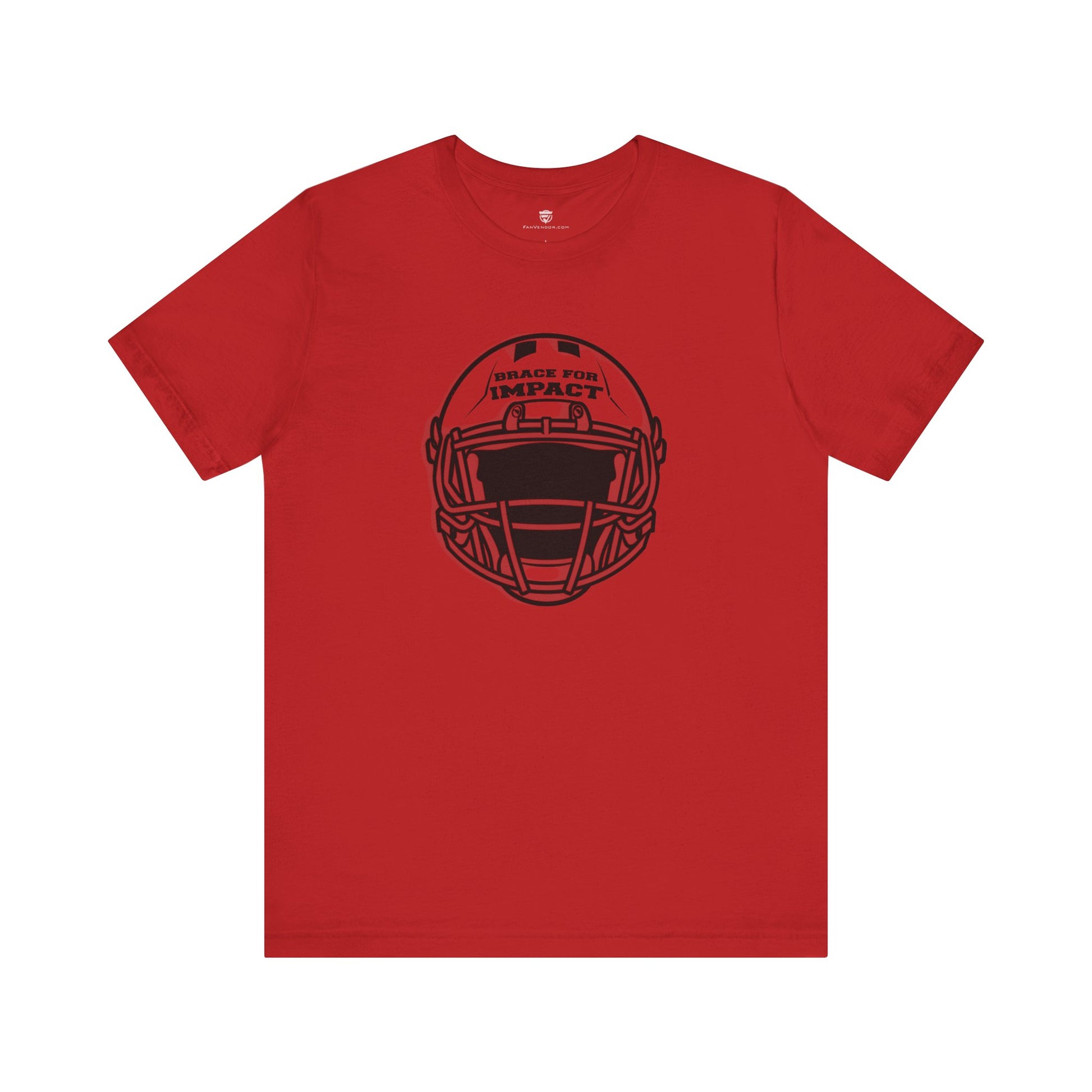 Motivational Unisex T-Shirt Football Red