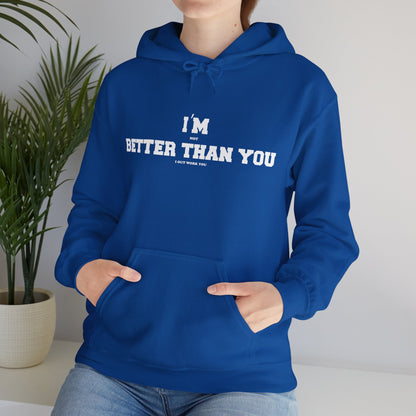 Unisex Hoodie Motivational Sports Blue