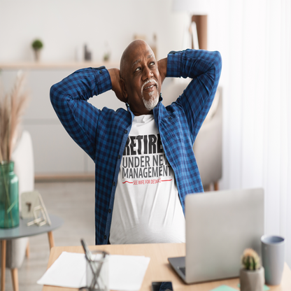 Funny Retirement Graphic Tee White