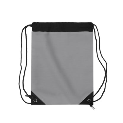 Athletic Drawstring Bag Football Grey