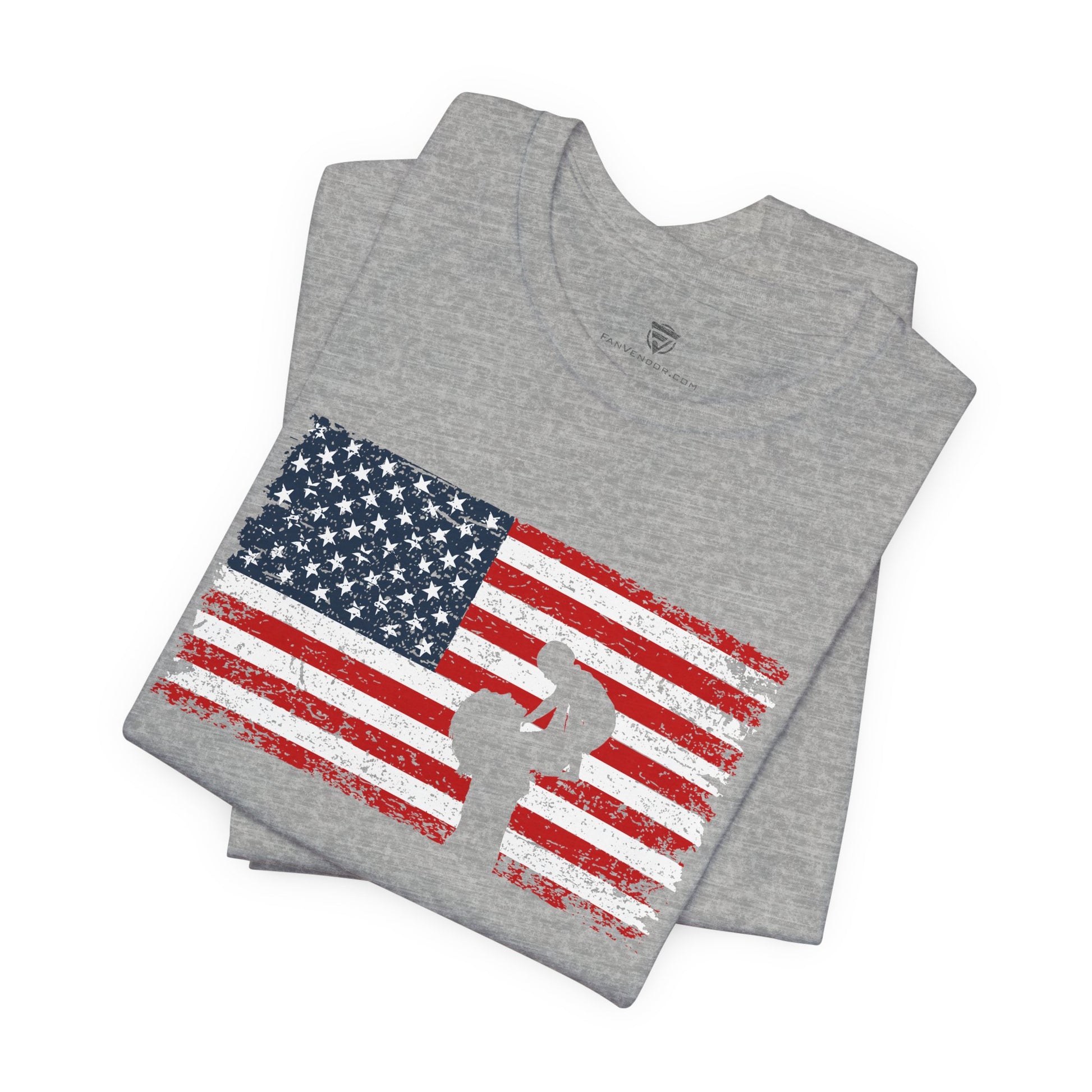 Unisex T-Shirt Mom America Grey