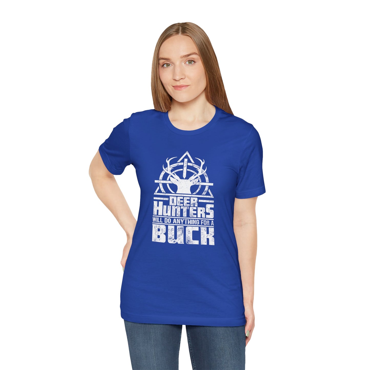 Cool Hunter Unisex T-Shirt Deer Blue