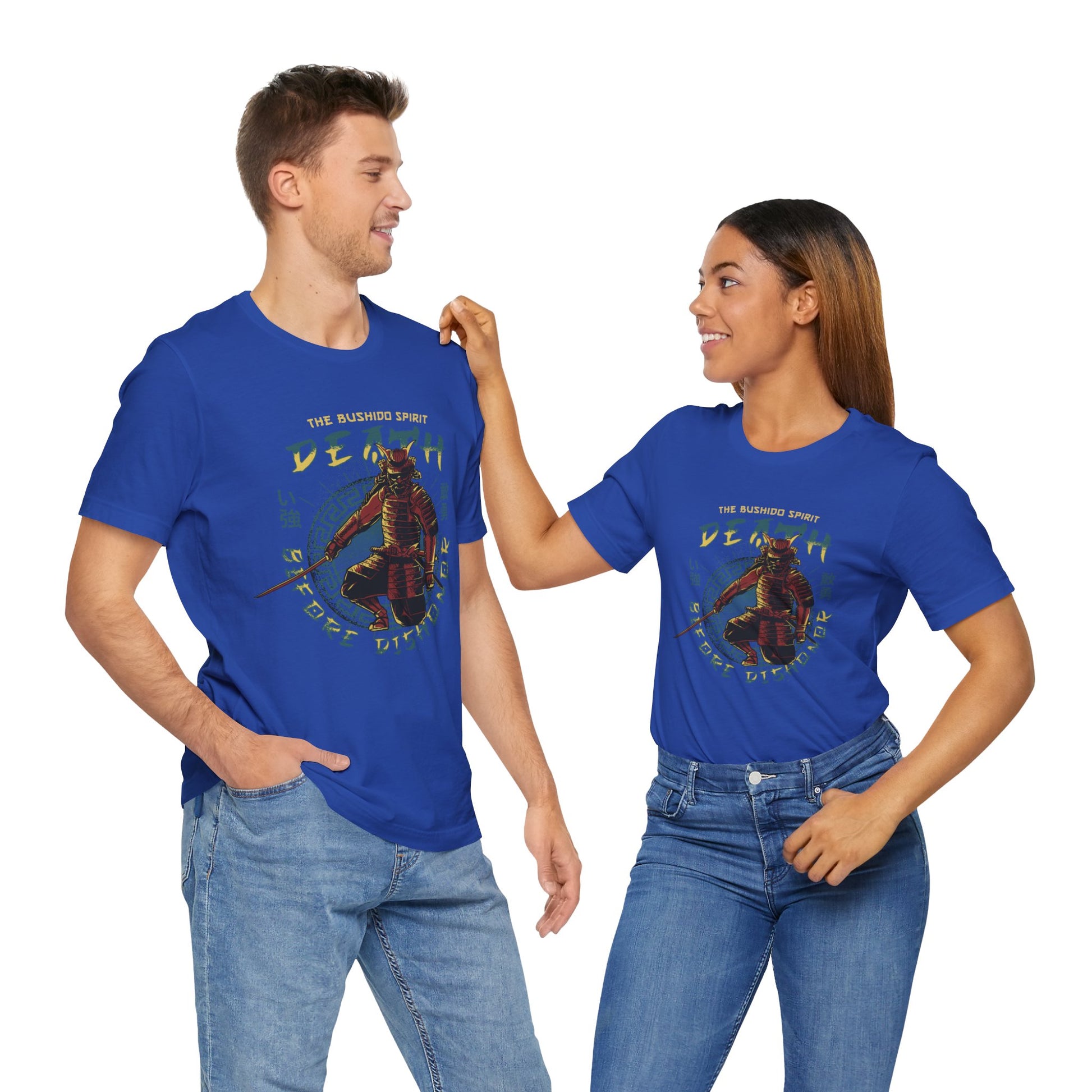 Unisex T-Shirt Samurai Japanese Blue