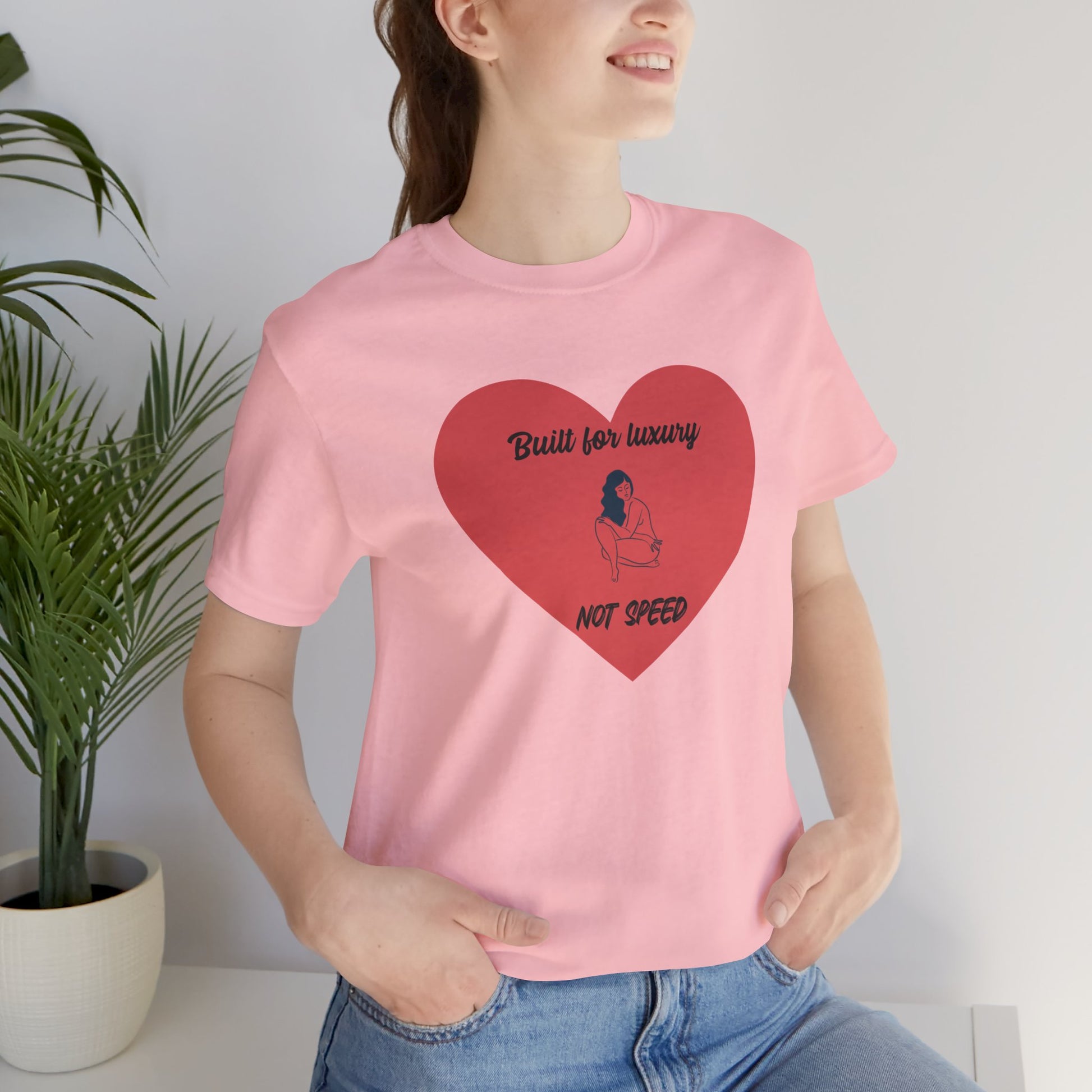 Funny Unisex T-Shirt Ladies Curvy Sexy Pink