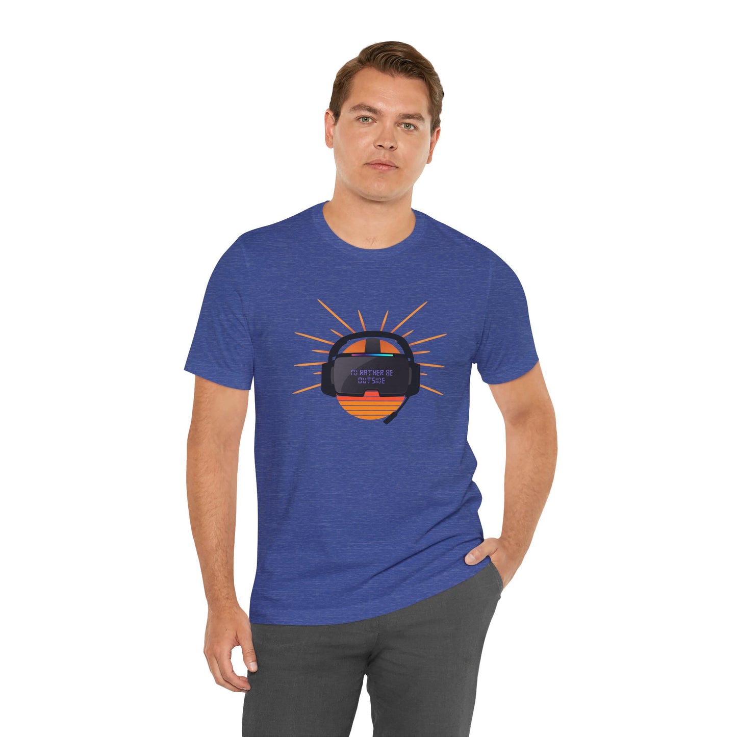 Funny Unisex T-Shirt Gamer Blue