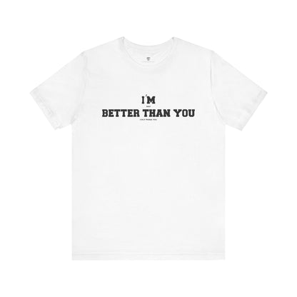 Motivational Unisex T-Shirt Athletic Practice Training White