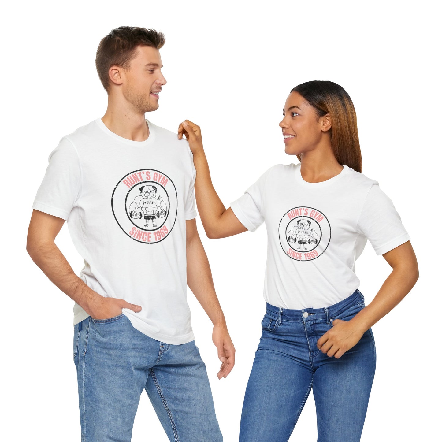 Funny Unisex T-Shirt Gym White