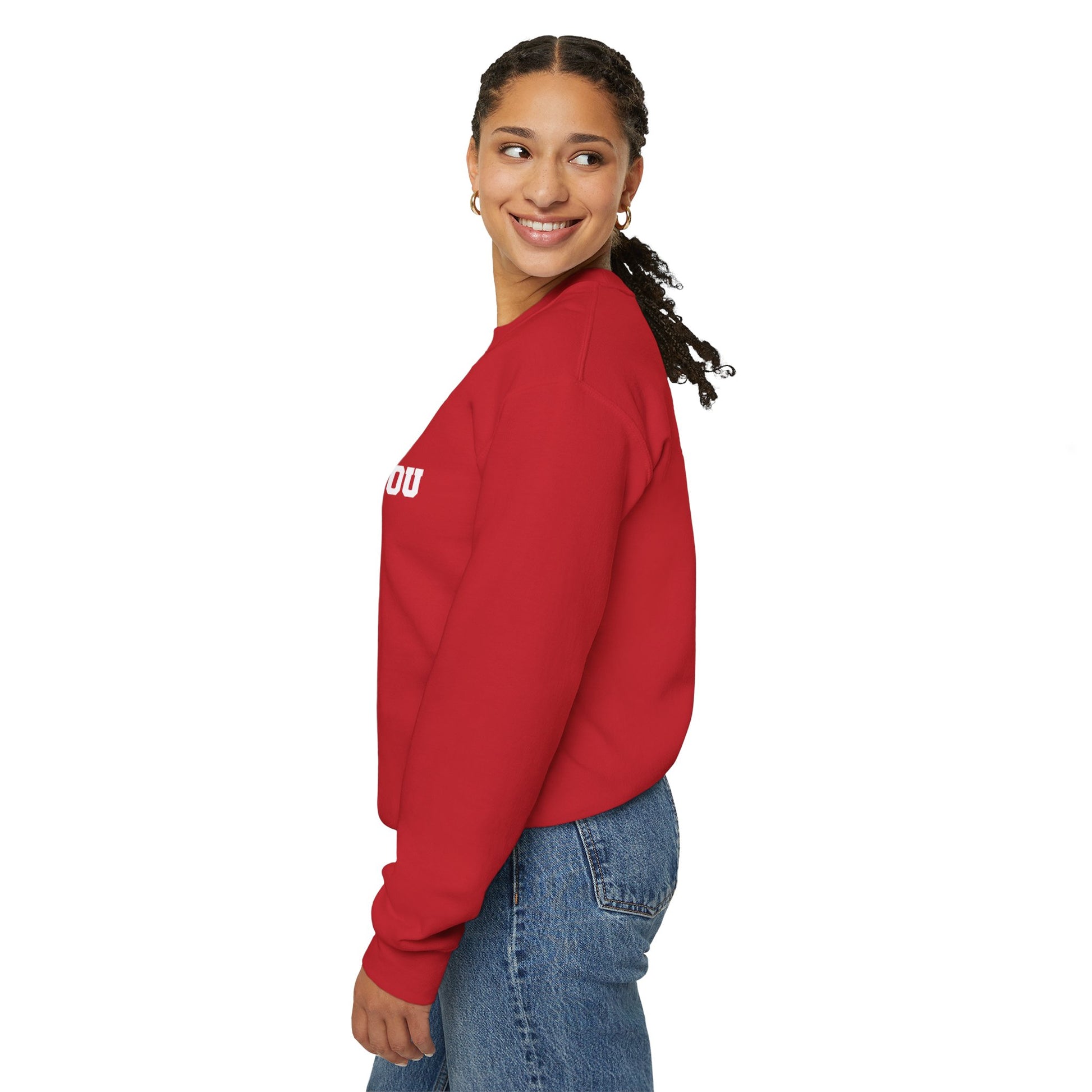 Unisex Motivational Sweatshirt Red