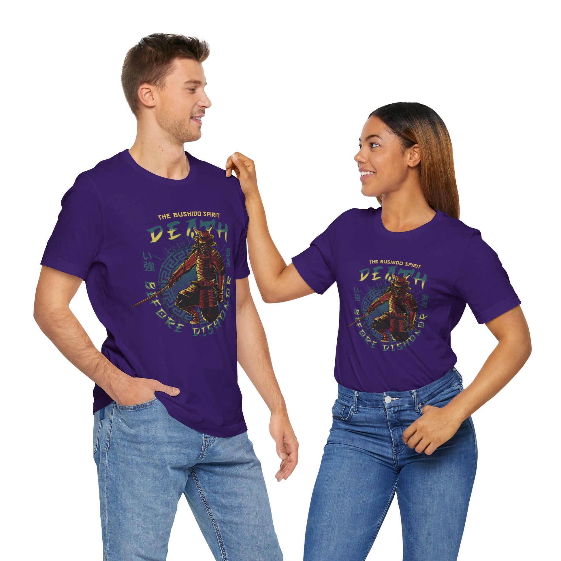 Unisex T-Shirt Samurai Japanese Purple