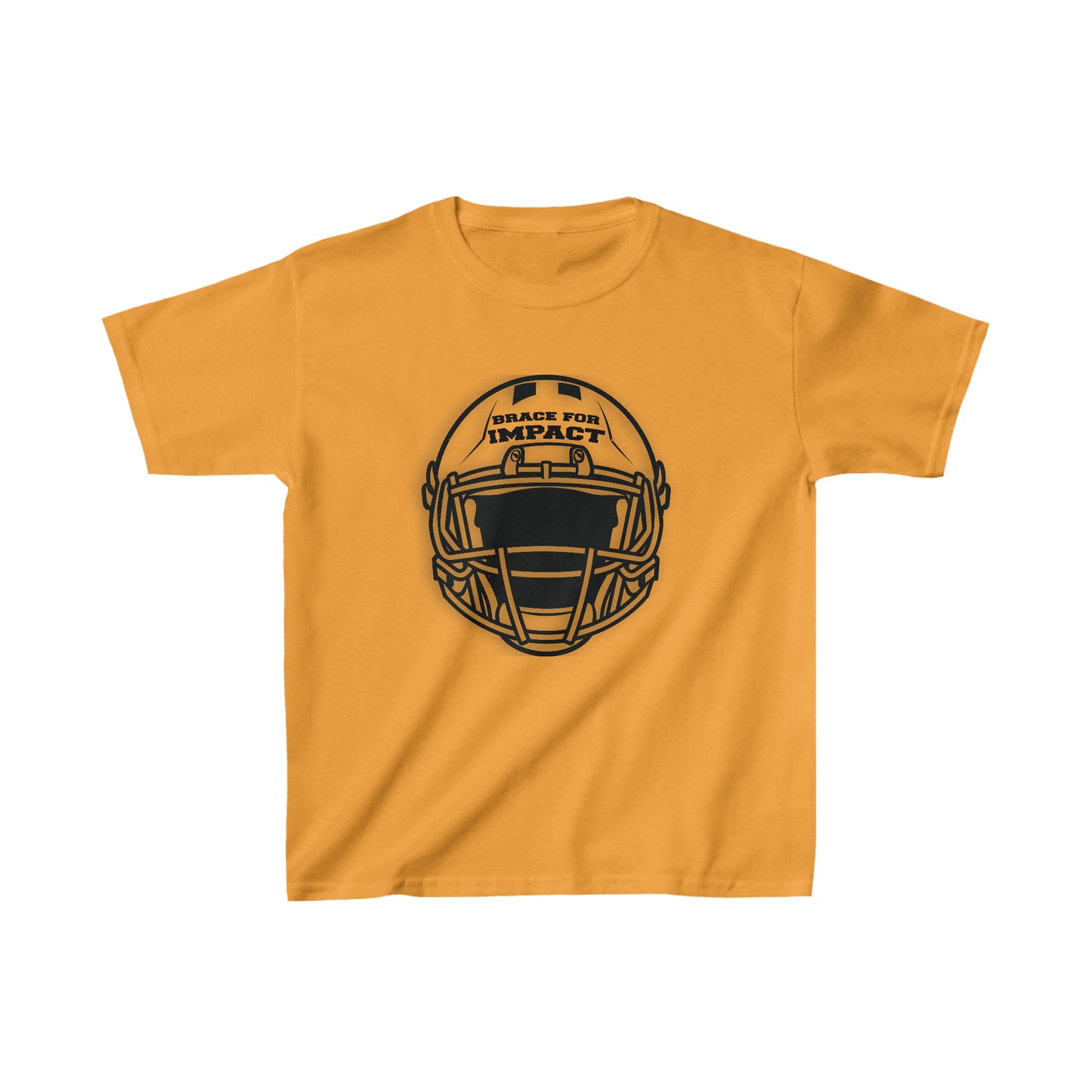 Kids Unisex T-Shirt Football Orange