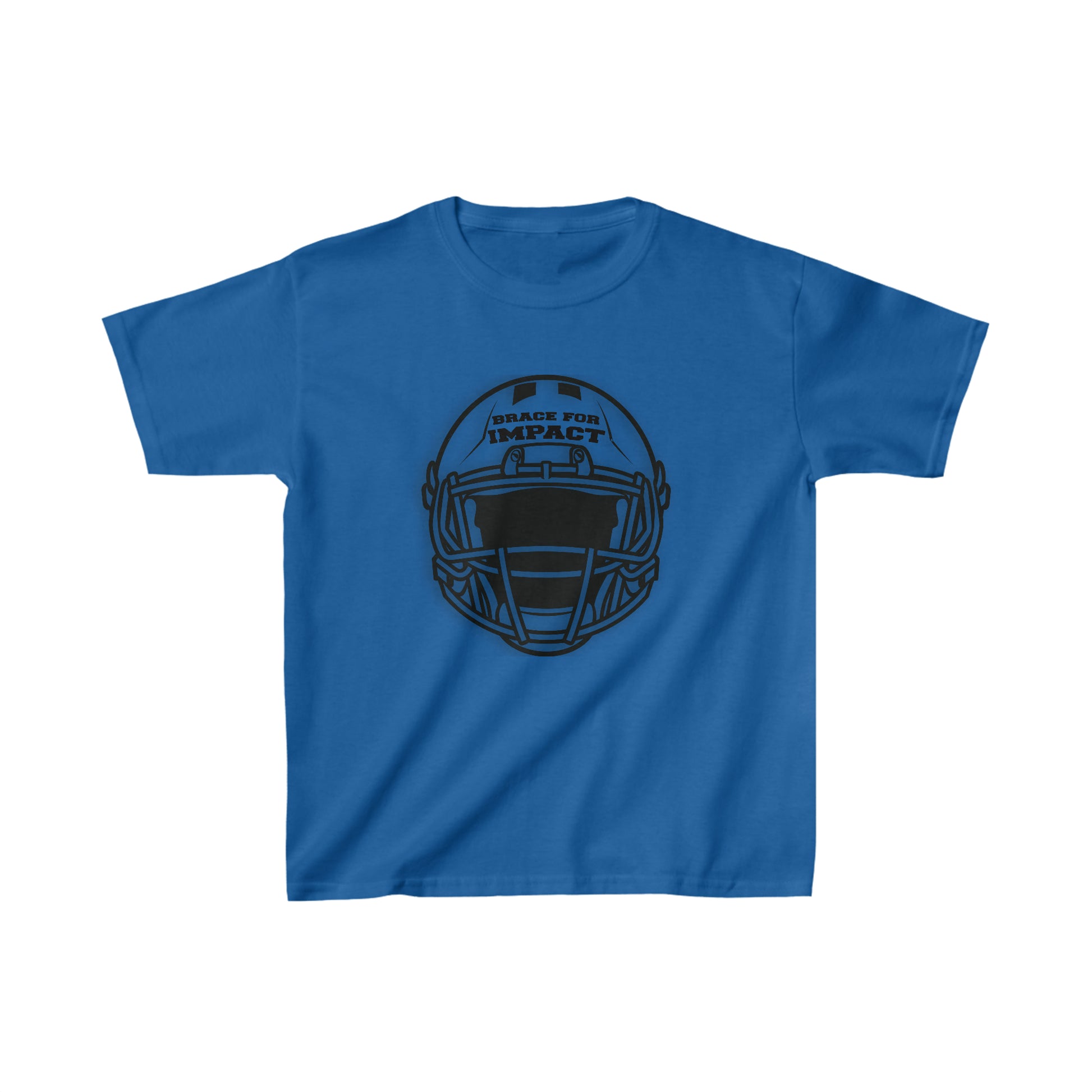 Kids Unisex T-Shirt Football Blue