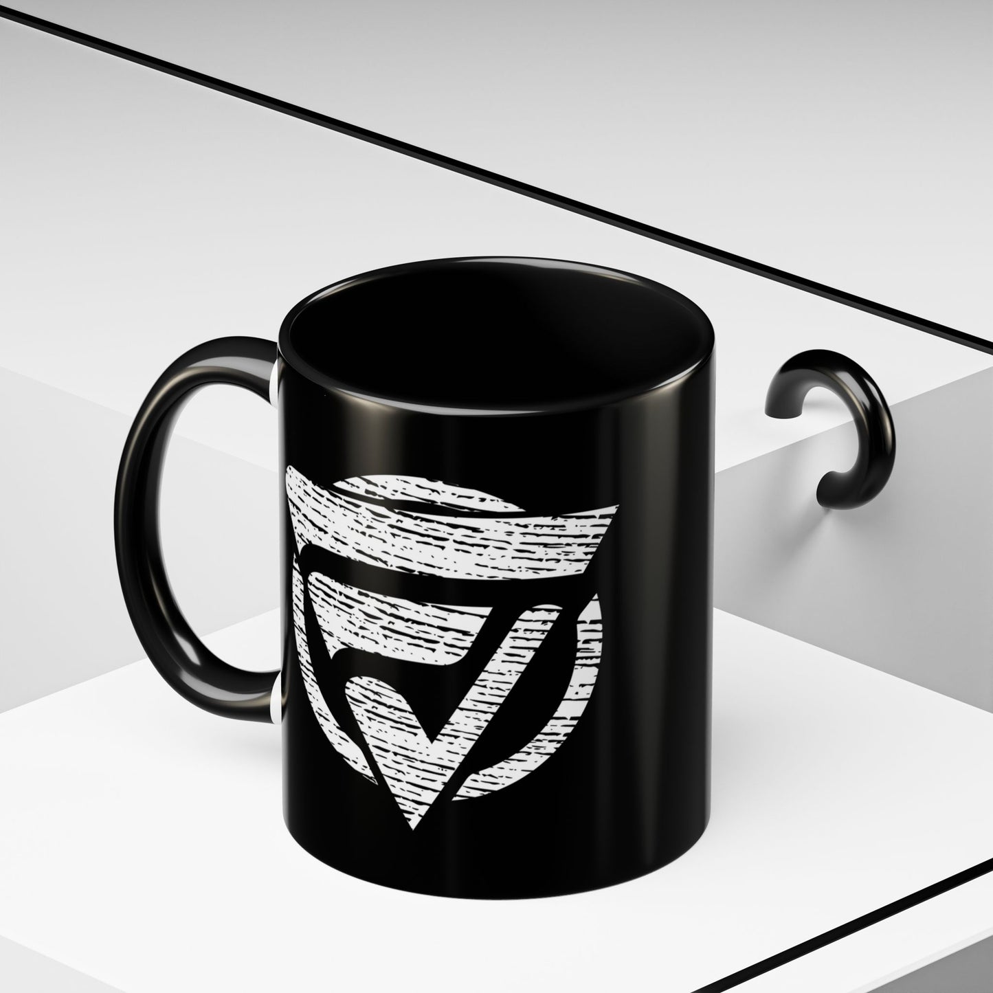 11oz Accent Coffee Mug - Official Fan Vendor Gear - Shield Logo
