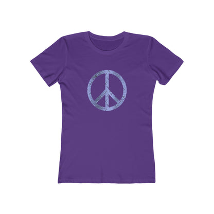 Cool Women's T-Shirt Peace Purple