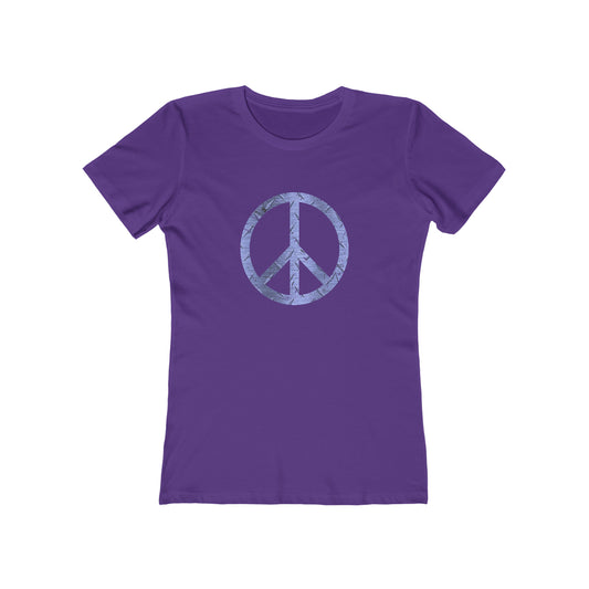 Cool Women's T-Shirt Peace Purple