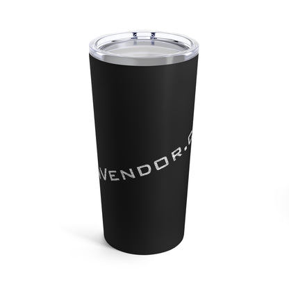 Cool Tumbler 20oz Branded Logo Fan Vendor Black 