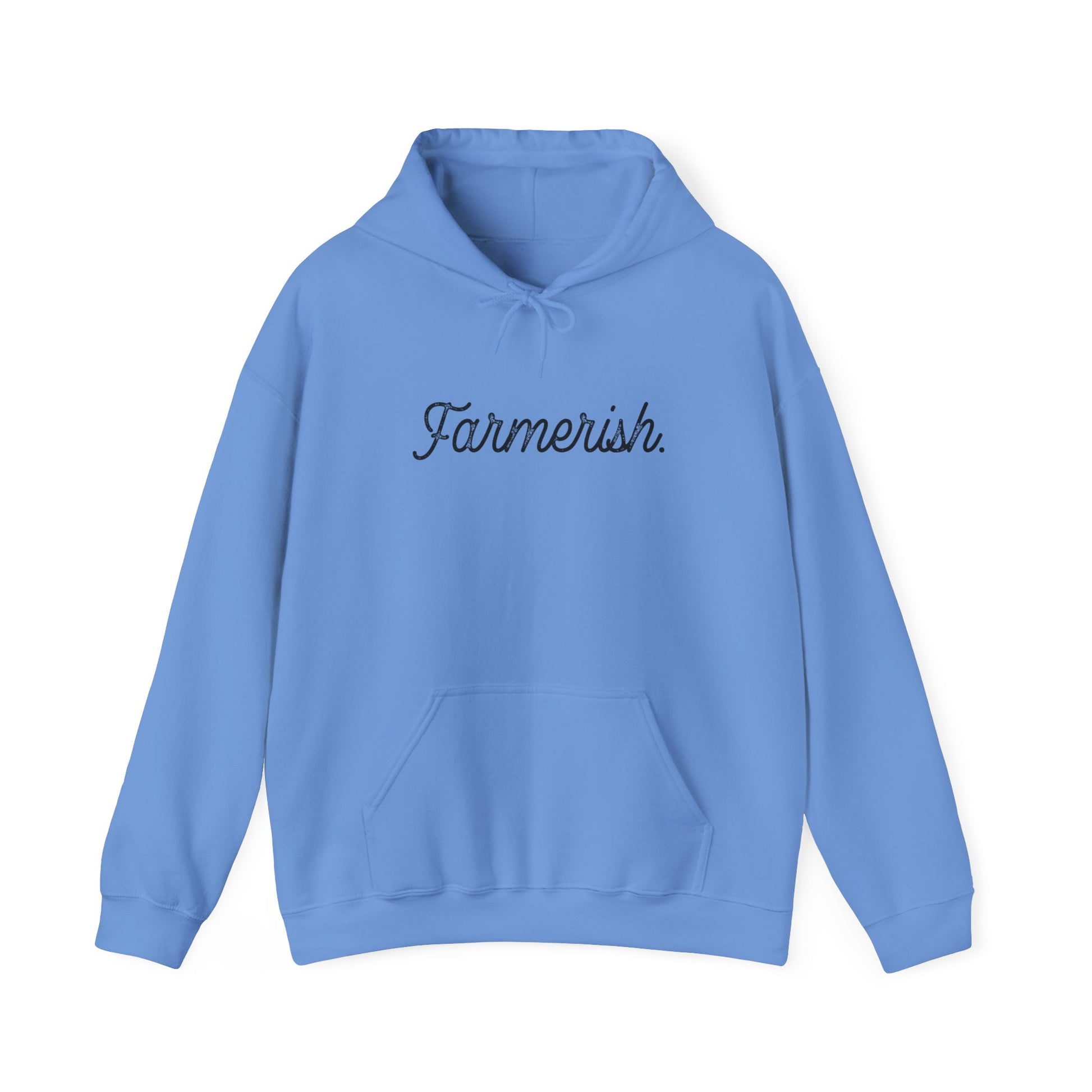 Cool Unisex Hoodie Farm Country Blue