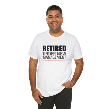 Funny Retirement Graphic Tee White