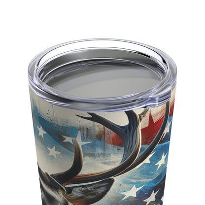 Cool Tumbler 20oz Deer Hunter American Flag