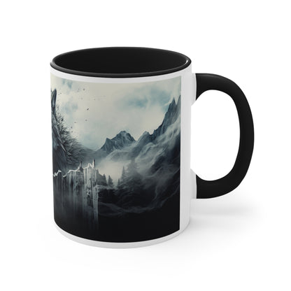 Accent Coffee Mug Wolf Black