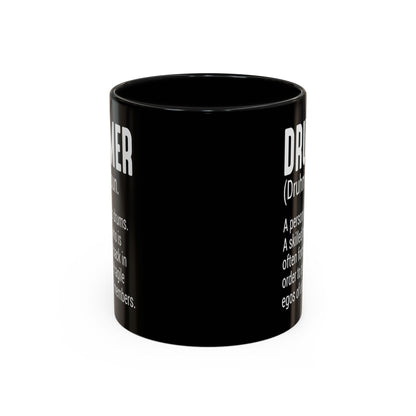11oz Accent Coffee Mug - Funny Quote - Drummer Definition