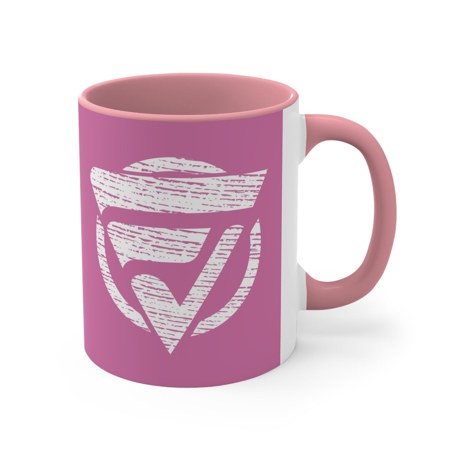 Accent Coffee Mug Logo Fan Vendor Pink